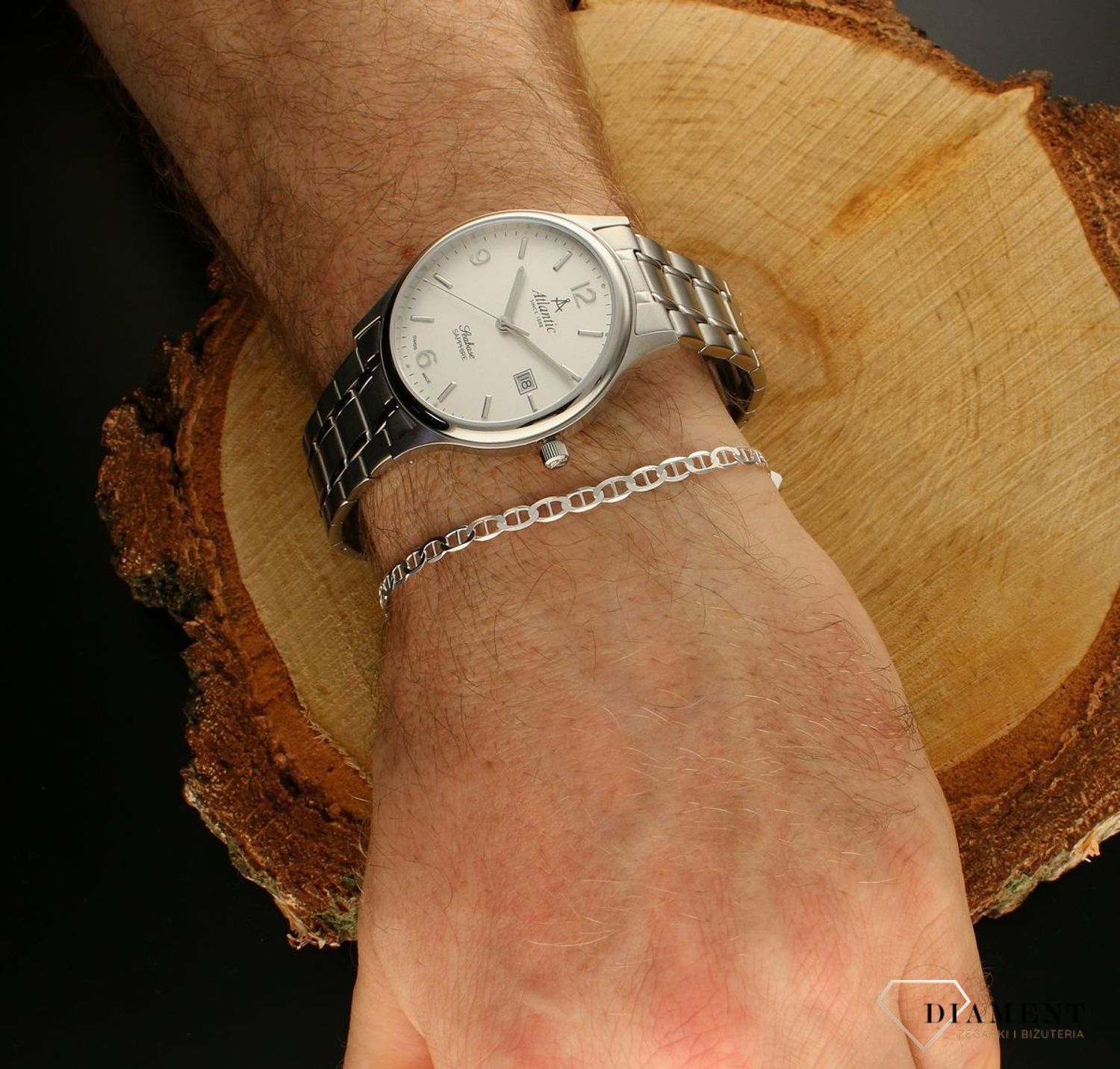 Bransoleta srebrna 925 gucci 3,5 mm DIA-BRA-3821-80-925 3,5mm. Bransoletka wykonana jest z najwyższej próby srebra 925 o splocie gucci. Bransoletka srebrna o wadze 3,00 gram, długości 21 cm oraz szerokości 3,5 mm.  (3).jpg